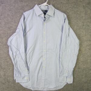 Polo Ralph Lauren Shirt Mens 17 34/35 Striped Regent Classic Fit Button Up